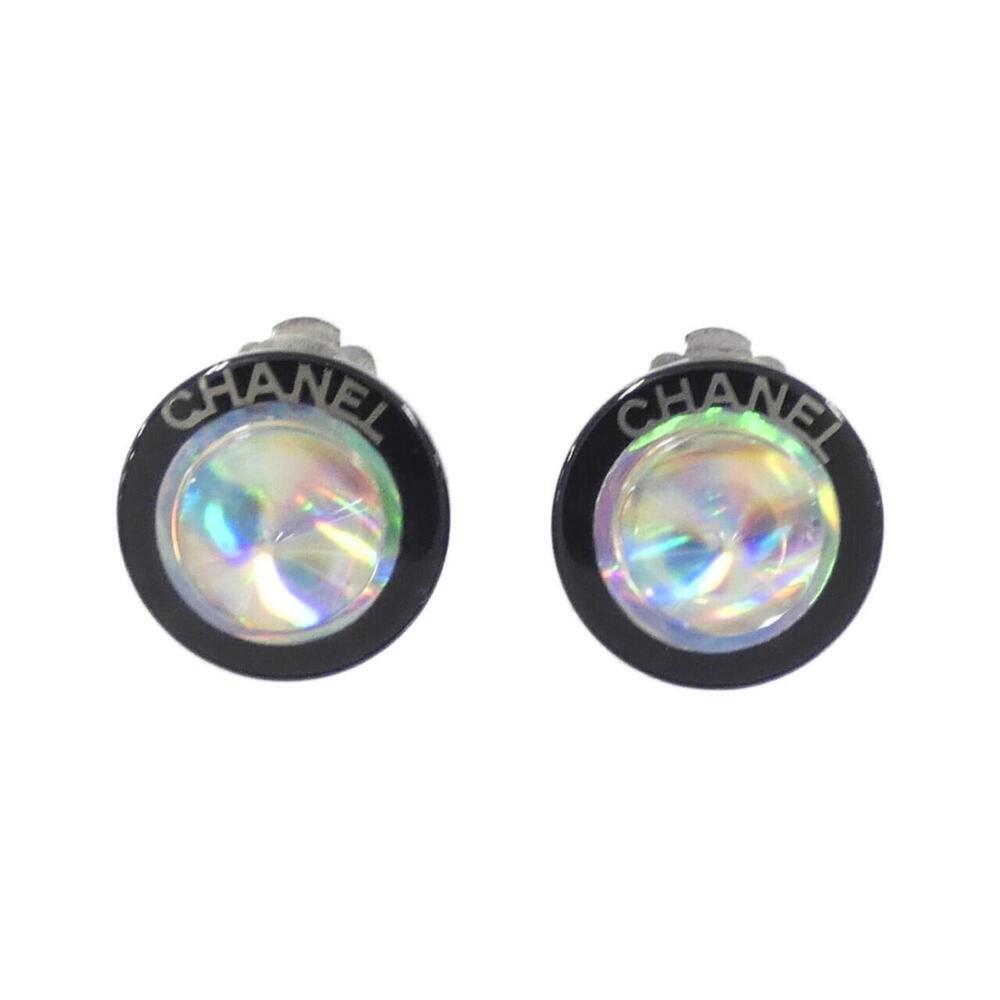 CHANEL Black Earrings